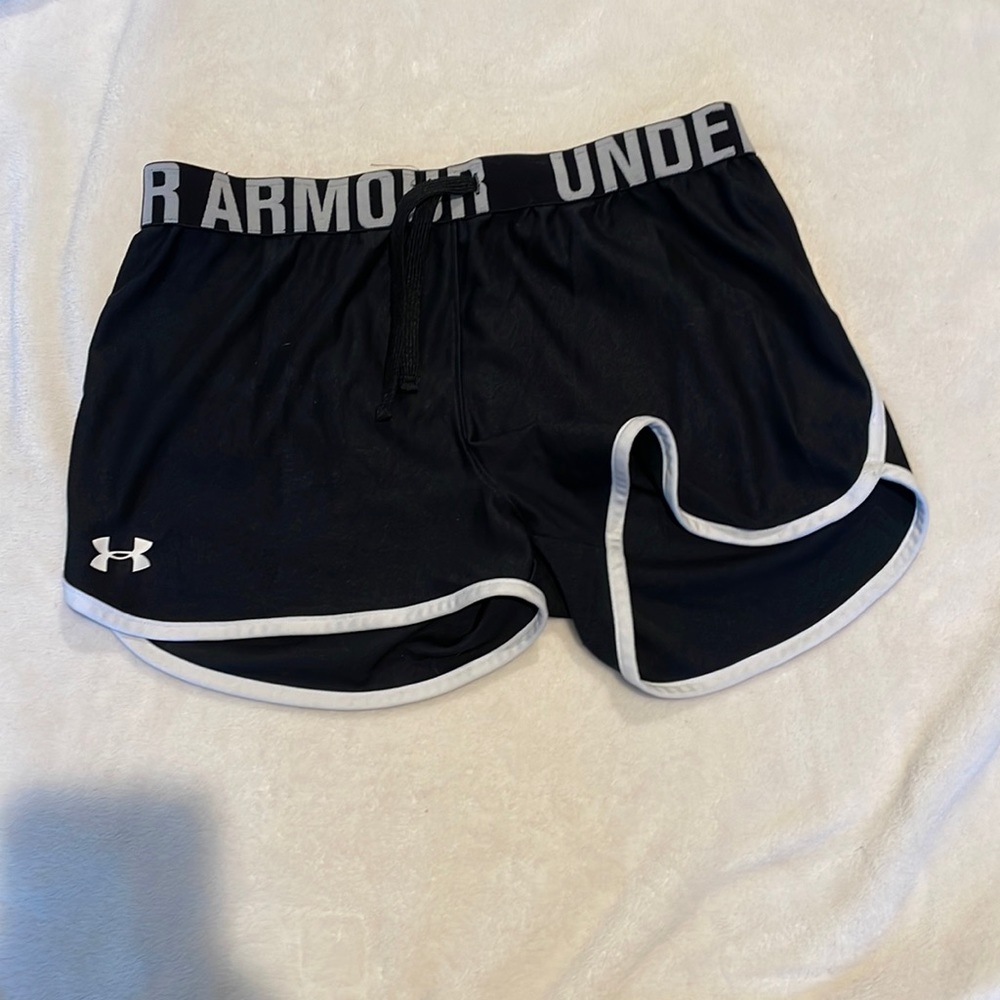 Black under armor shorts